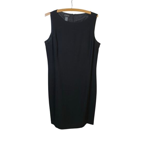 Liz Claibourne Classics Black Sleeveless Corp Core Sheath Dress - Size 14 - Picture 1 of 6